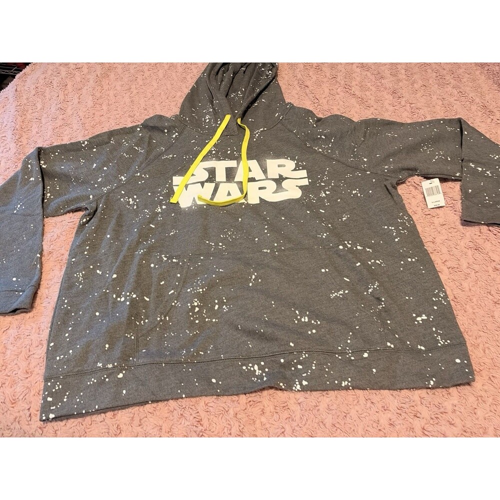 Women’s Star Wars Logo Pullover Hoodie Sweater from Disney Parks XL